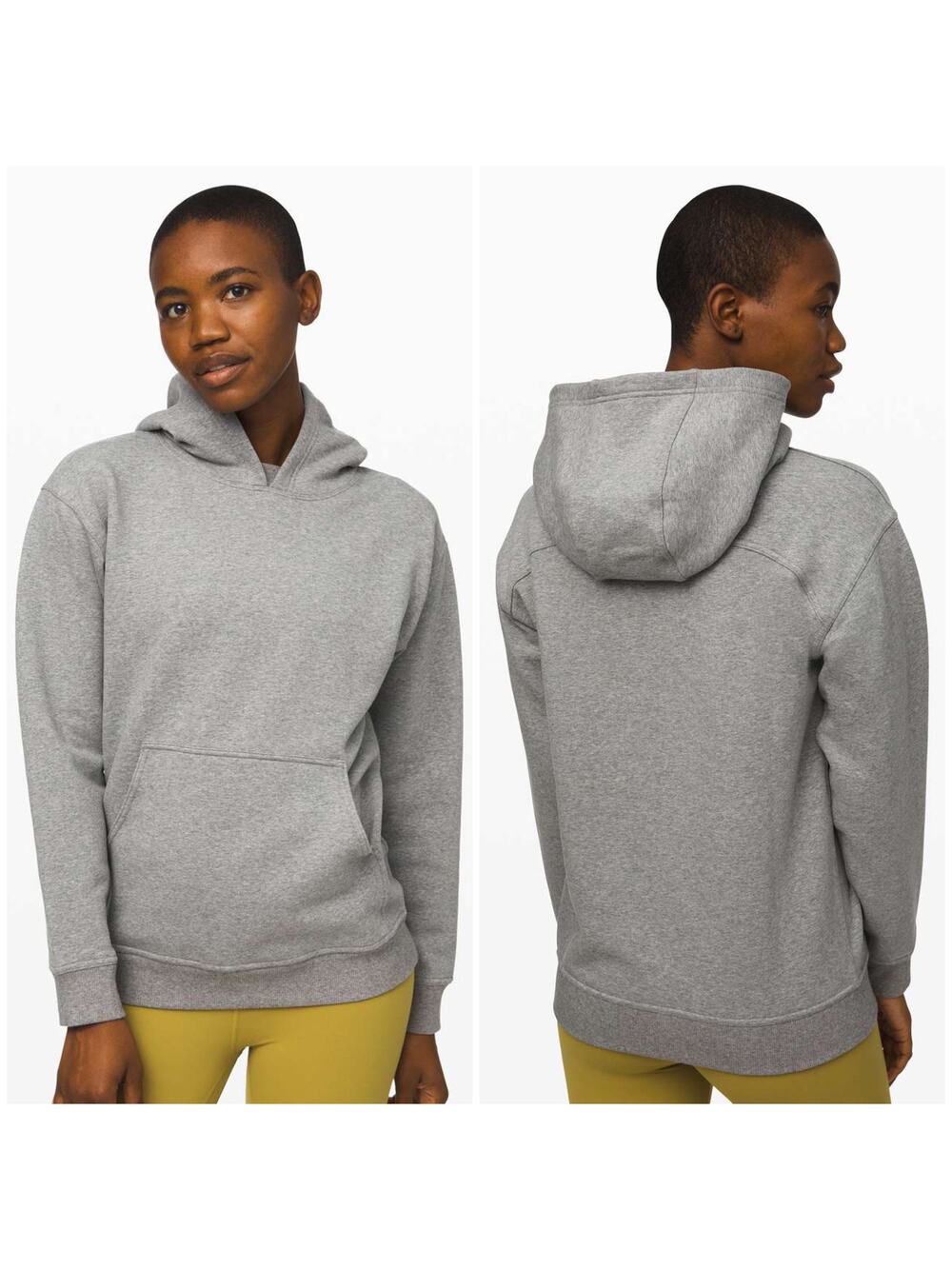 Lululemon All Yours Hoodie Heathered Core Medium Grey Size Small Sweatshirt